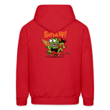 Santa Cruz Surf Shop Surf's Up Monster Pullover Hoodie - red