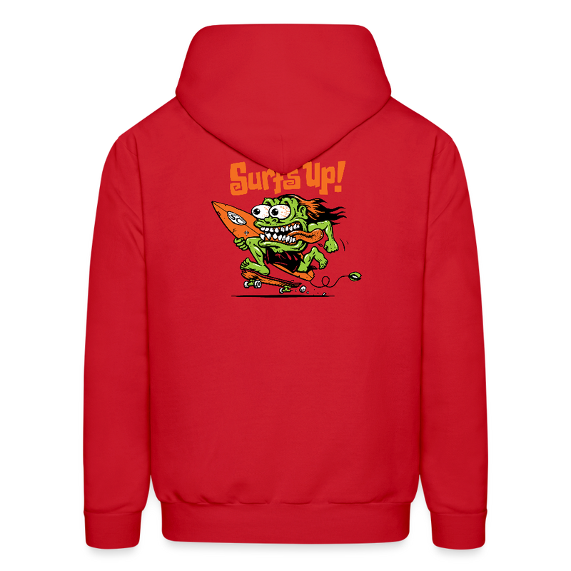 Santa Cruz Surf Shop Surf's Up Monster Pullover Hoodie - red