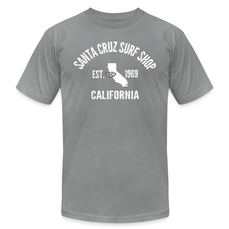 Santa Cruz Surf Shop EST 1969 Simple Tee - slate