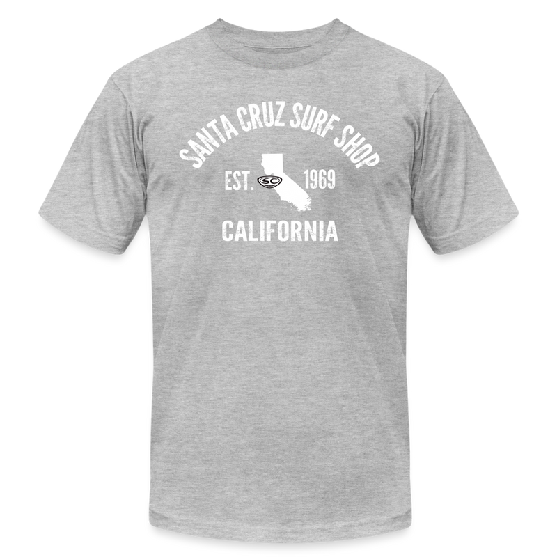 Santa Cruz Surf Shop EST 1969 Simple Tee - heather gray