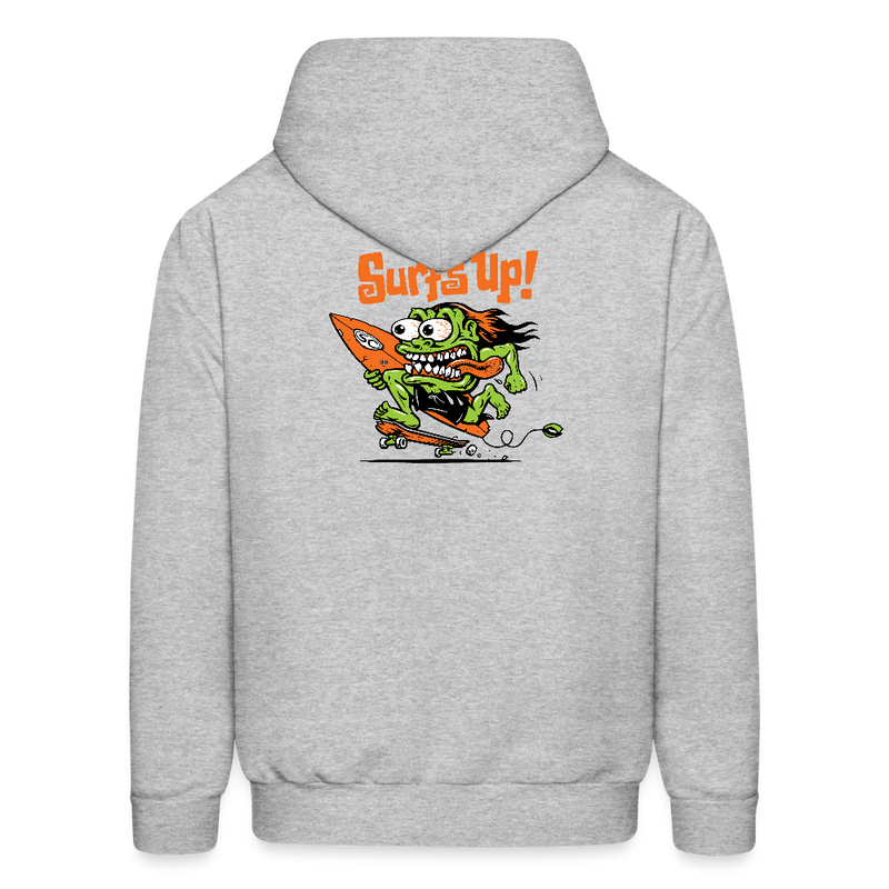 Santa Cruz Surf Shop Surf's Up Monster Pullover Hoodie - heather gray