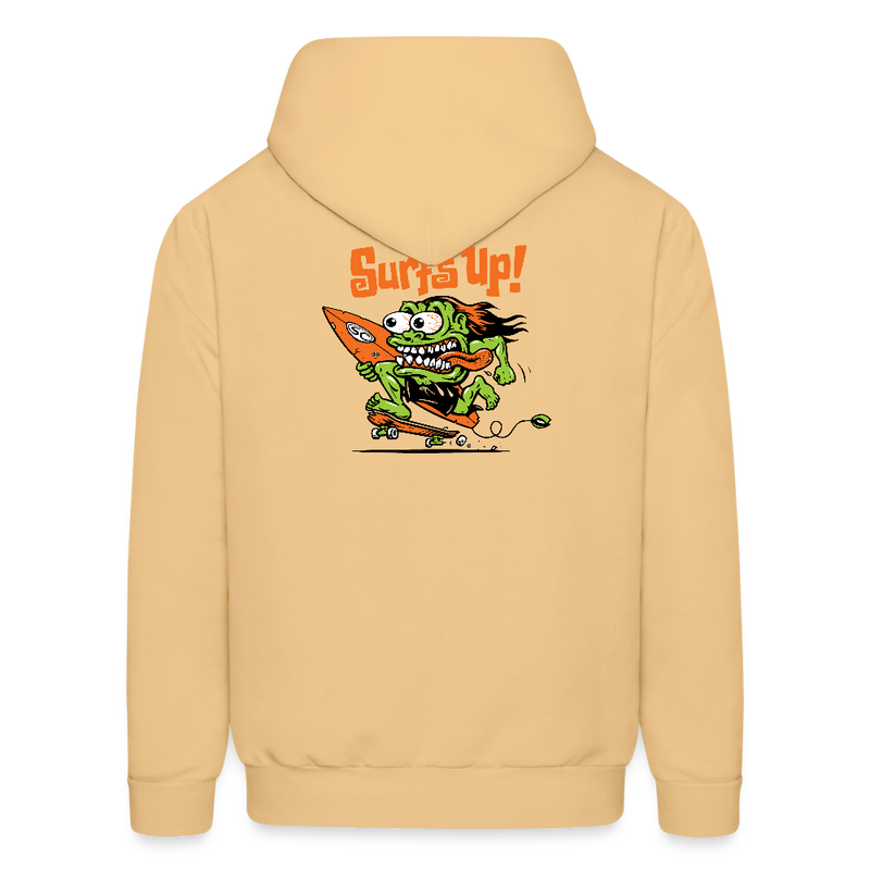 Santa Cruz Surf Shop Surf's Up Monster Pullover Hoodie - light gold 