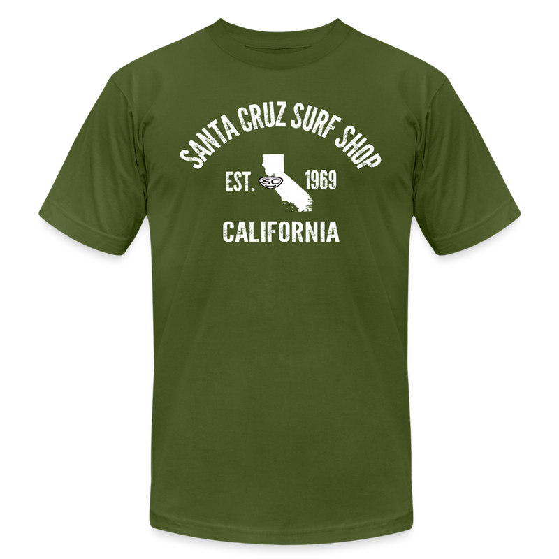 Santa Cruz Surf Shop EST 1969 Simple Tee - olive