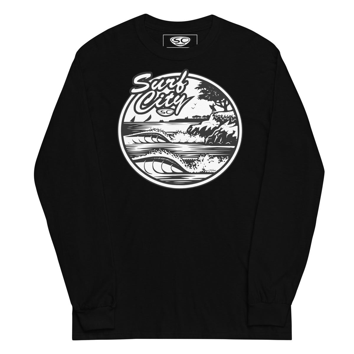 White Santa Cruz Long Sleeve Men's Medium Worn a