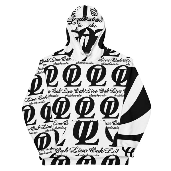 Champion all over cheap print logo boyfriend hoodie