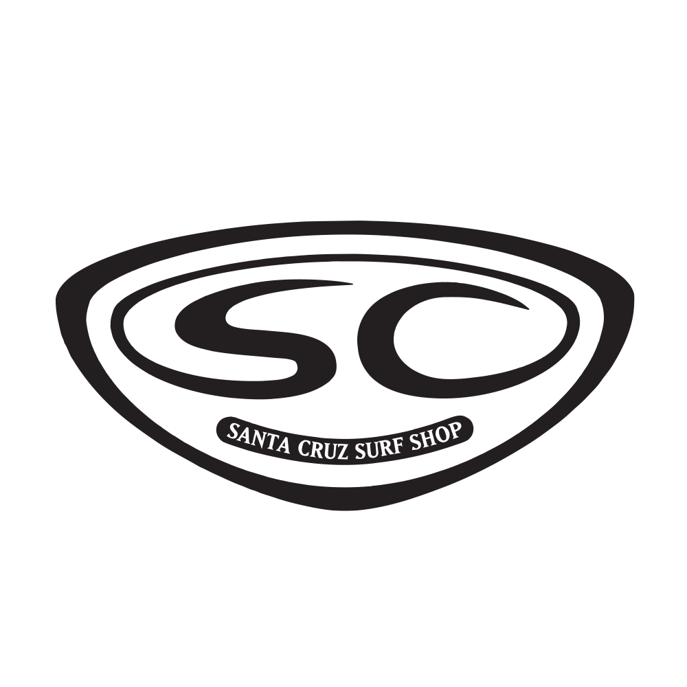 Large Shield Santa Cruz Sticker - Santa Cruz Surf Shop™