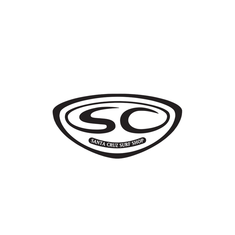 Santa Cruz Surf Shop Shield Medium Sticker
