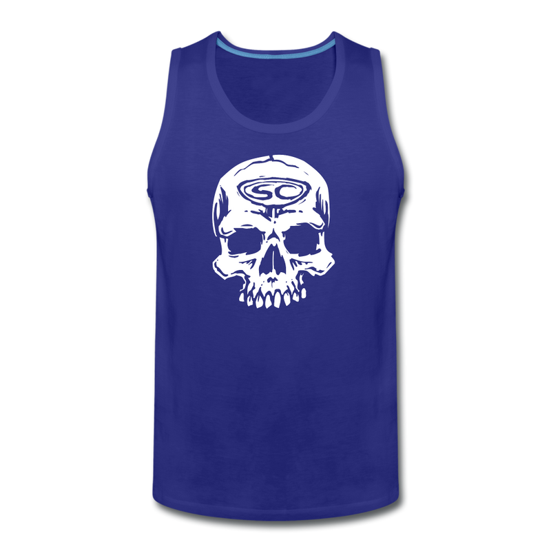 Santa Cruz Skull Tank - royal blue