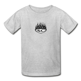 SANTA CRUZ SURF SHOP YOUTH FLAME TSHIRT - heather gray