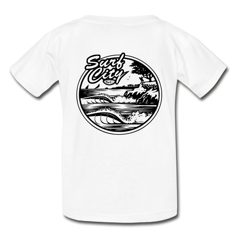 THE REAL SURF CITY YOUTH TSHIRT - white