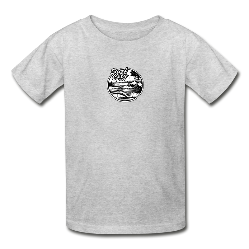 THE REAL SURF CITY YOUTH TSHIRT - heather gray