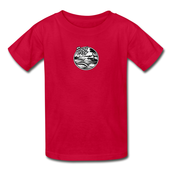 THE REAL SURF CITY YOUTH TSHIRT - red