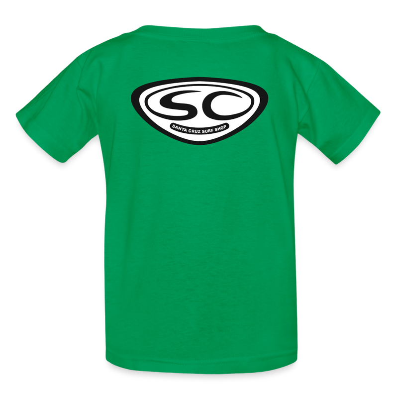 Santa Cruz Surf Shop ORIGINAL SC Kids' T-Shirt - kelly green