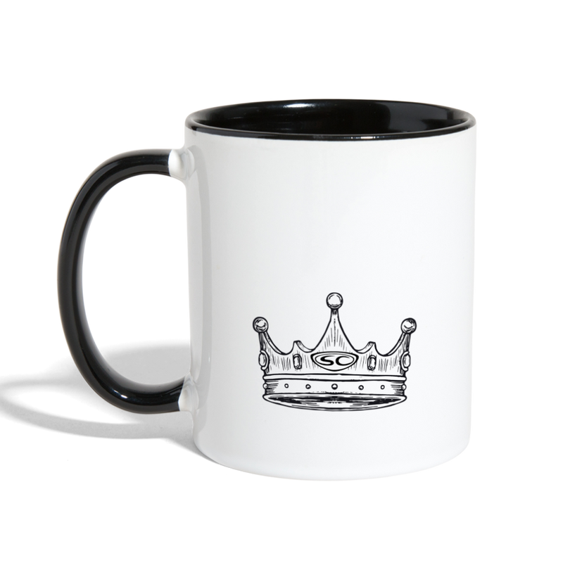 SC King Contrast Coffee Mug - white/black