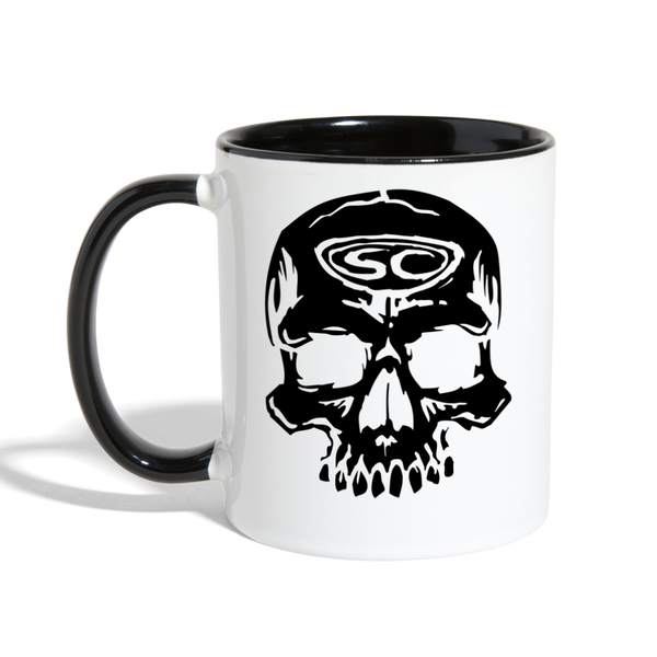 SC Skull Contrast Coffee Mug - white/black