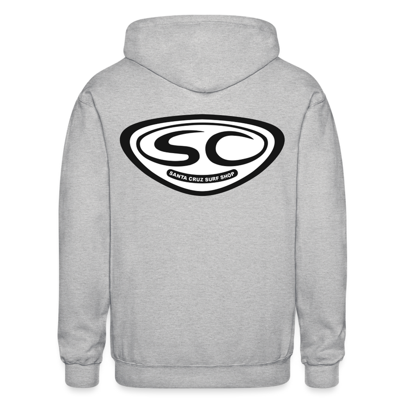 Santa Cruz Surf Shop OG Heavy Blend Adult Zip Hoodie Santa Cruz Surf Shop
