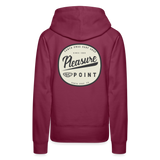 SCSS Pleasure Point Women’s Premium Hoodie - burgundy