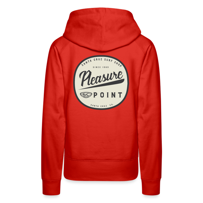 SCSS Pleasure Point Women’s Premium Hoodie - red