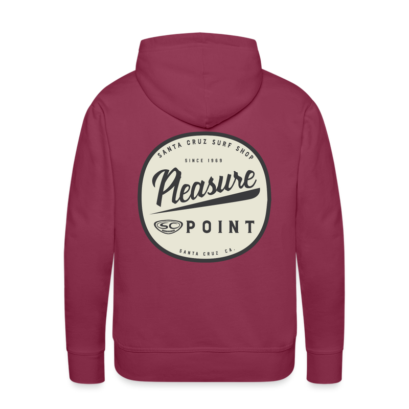 SCSS Pleasure Point Men’s Premium Hoodie - burgundy