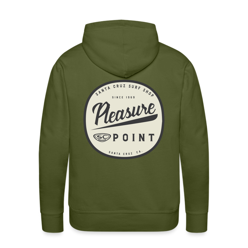 SCSS Pleasure Point Men’s Premium Hoodie - olive green