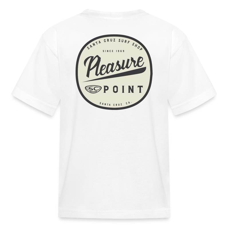 SCSS Pleasure Point Kids' T-Shirt - white