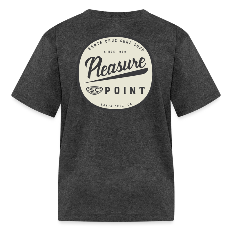 SCSS Pleasure Point Kids' T-Shirt - heather black