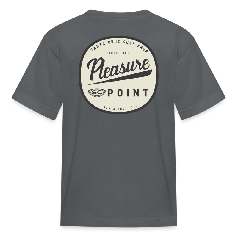 SCSS Pleasure Point Kids' T-Shirt - charcoal