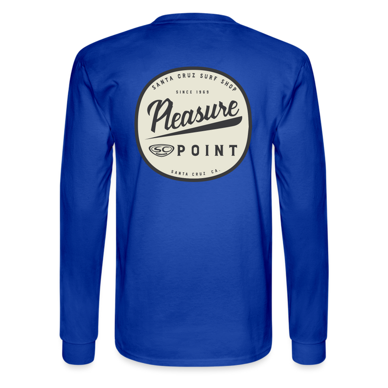 SCSS Pleasure Point Men's Long Sleeve T-Shirt - royal blue