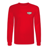 SCSS Pleasure Point Men's Long Sleeve T-Shirt - red