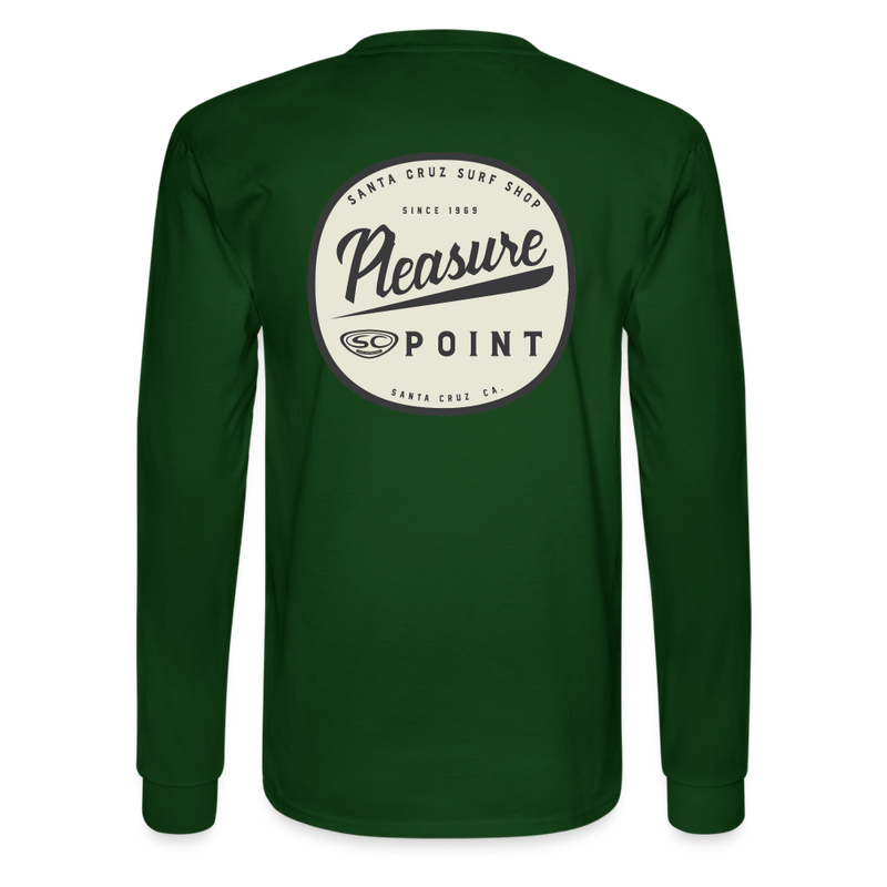SCSS Pleasure Point Men's Long Sleeve T-Shirt - forest green