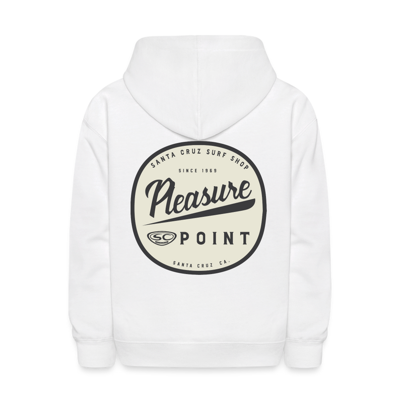 SCSS Pleasure Point Kids' Hoodie - white