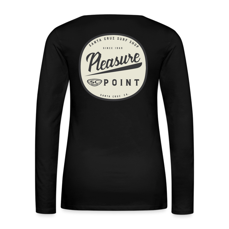 SCSS Pleasure Point Women's Premium Long Sleeve T-Shirt - black