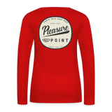 SCSS Pleasure Point Women's Premium Long Sleeve T-Shirt - red