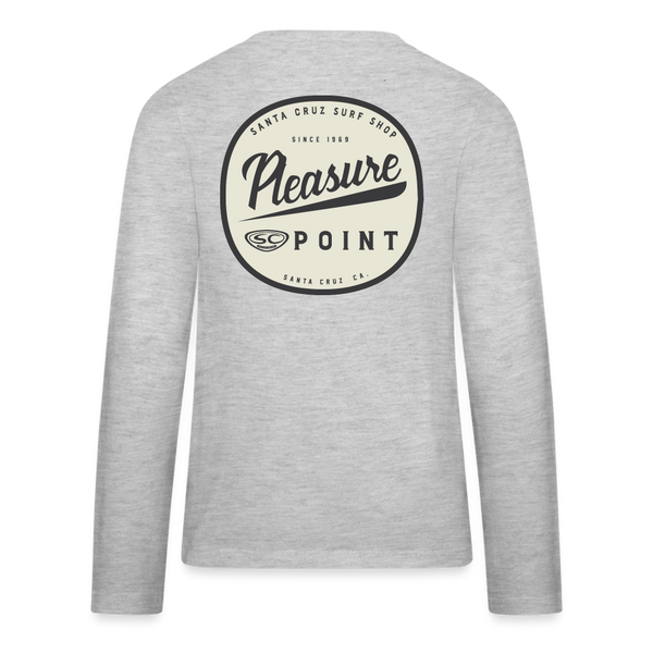 SCSS Pleasure Point Kids' Premium Long Sleeve T-Shirt - heather gray