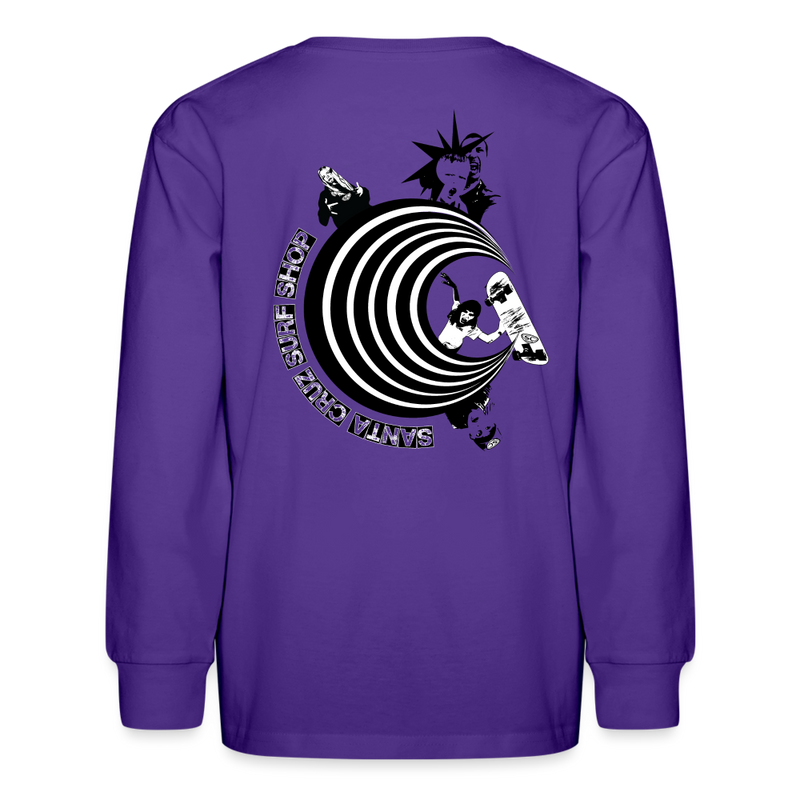 SCSS PUNK Kids' Long Sleeve T-Shirt - dark purple