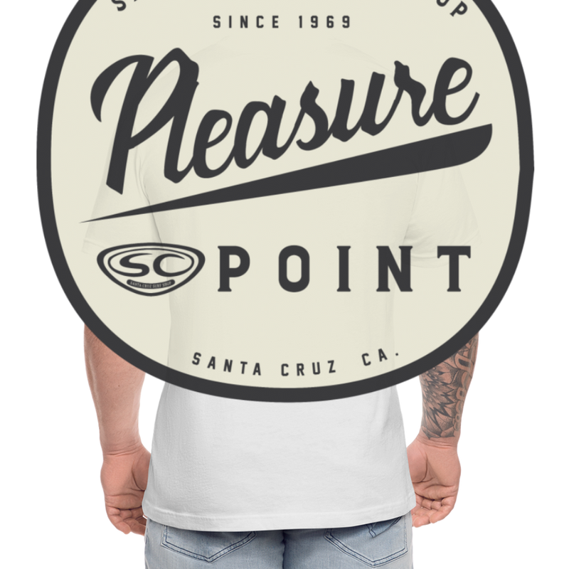 Santa Cruz Surf Shop Pleasure Point since '69 Unisex Classic T-Shirt - white