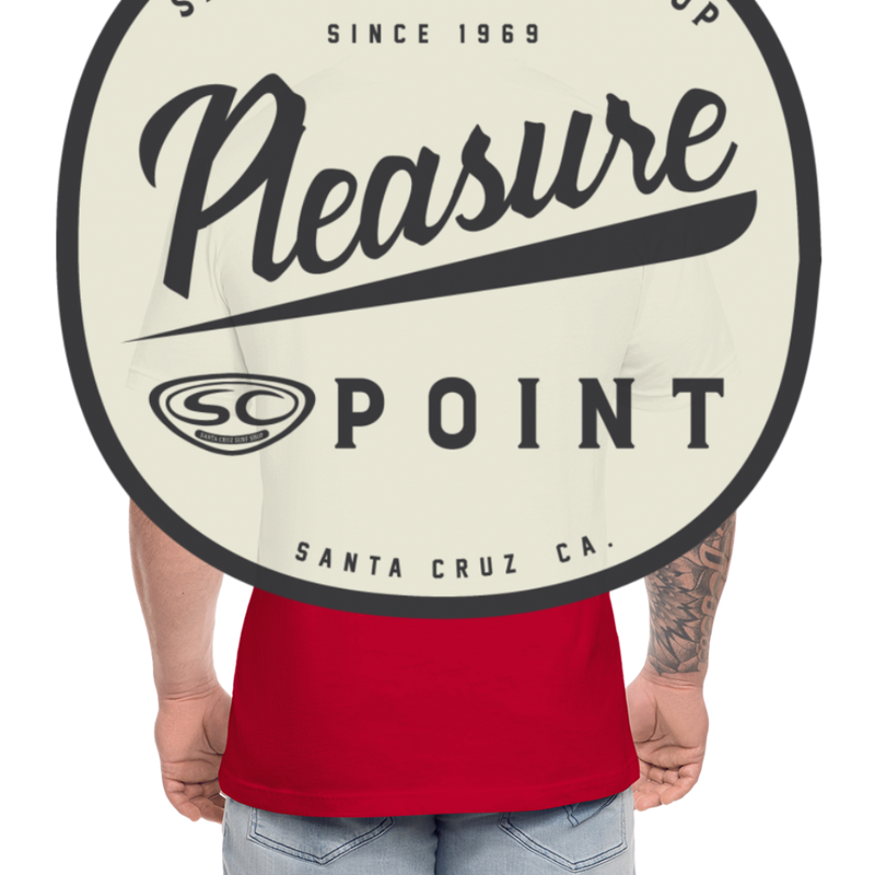 Santa Cruz Surf Shop Pleasure Point since '69 Unisex Classic T-Shirt - red