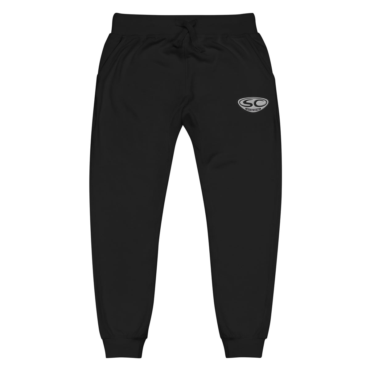 Santa Cruz Surf Shop "SCSS EMB LOGO" Unisex fleece cuffed sweatpants