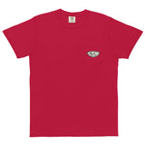 Santa Cruz Surf Shop "PLEASURE POINT" Unisex garment-dyed pocket t-shirt